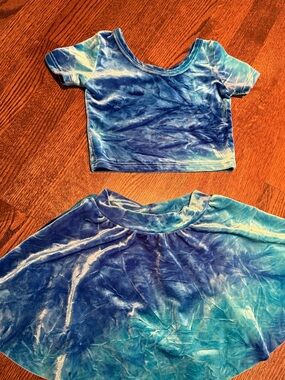Wild Rich Kids Velvet Tie-Dye 2 Piece